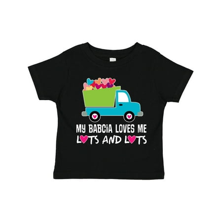 

Inktastic Babcia Loves Me Grandchild Truck Gift Toddler Boy Girl T-Shirt
