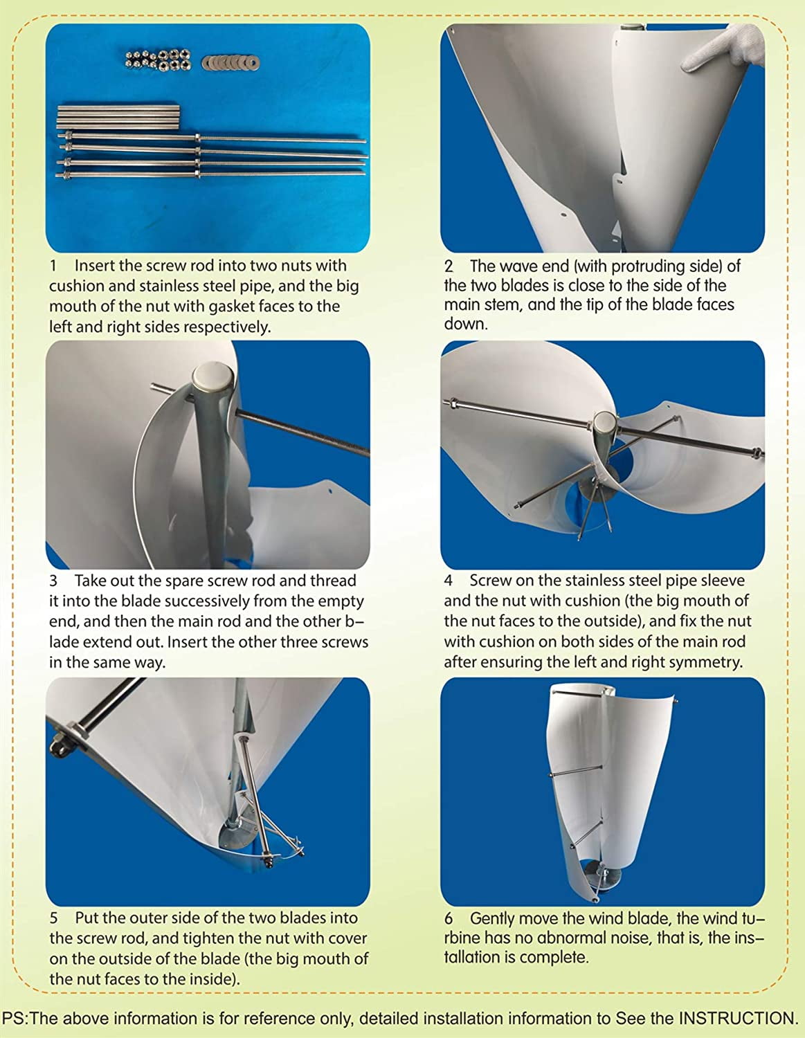 Buy TFCFL Wind Turbine Kit,400W 12V Wind Turbine Vertical Wind