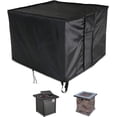 thumbnail image 1 of Fire Pit Cover, Square Firepit Cover for Gas Fire Table Waterproof Patio Furniture Covers - 76x76x63cm, 1 of 5