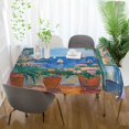 thumbnail image 3 of Yayeee Tablecloths 60" x 120" Rectangle Wrinkle Resistant Party Table Cover, Sea Window, 3 of 8