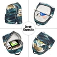 thumbnail image 5 of FORMRS Mini Backpack Purse for Women Travel Daypack Casual Shoulder Bag, Blue Mountains, 5 of 7