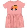thumbnail image 3 of Inktastic Work Truck Construction Vehicle Girls Toddler Dress, 3 of 5