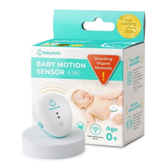 Baby Smile Baby Motion Breathing Monitor ||| Baby Abdominal Movement Monitor ||| Audible Alerts for Quick Alerts ||| Diaper Clip ||| No Bluetooth