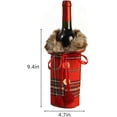 thumbnail image 4 of 1pcs，Christmas Wine Bottle Cover - Festive & Exquisitely Designed Decor for Holiday Gifting and Table Setting.,Colour mixture3, 4 of 6