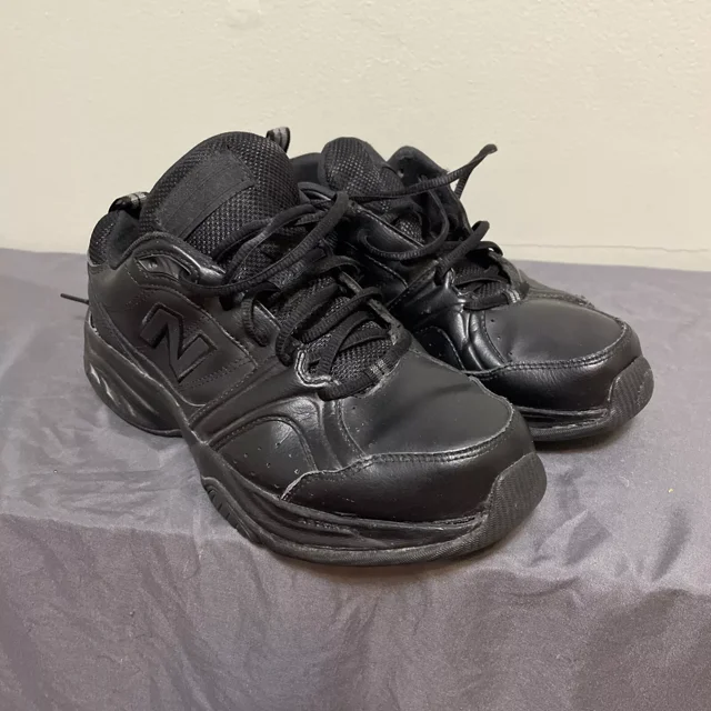New Balance 623 Mens Size 8Leather MX623AB2 Sneakers Black shoes Lace up