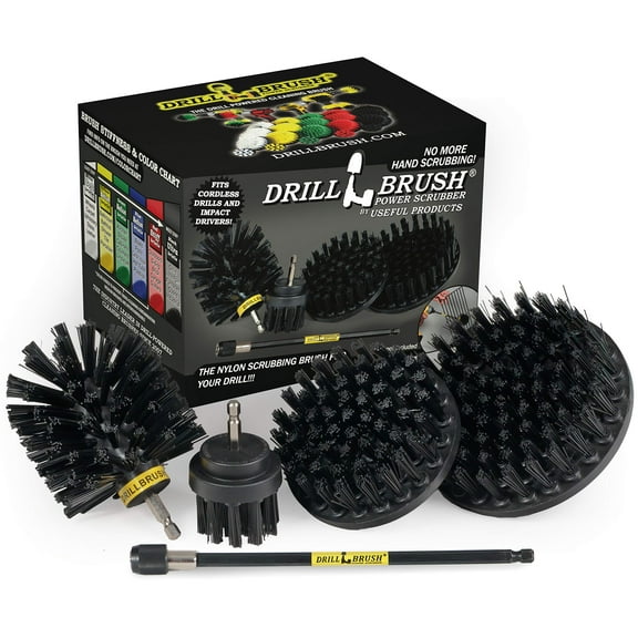 Drillbrush Safe Wire Brush Alternative for BBQ, Graffiti & Concrete Cleaning Brush
