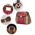thumbnail image 6 of MKF Collection Jamilah Women’s Crossbody Bag - Stylish Vegan Leather Shoulder Purse with Gold-Tone Accents by Mia K - Black, 6 of 10