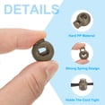 thumbnail image 3 of Uxcell Plastic Cord Lock, Single Hole Toggle Stopper Round Balls Shaped Adjustable Cord Stops Fastener Light Olive Green, 3 of 6