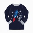thumbnail image 6 of HFHAPW Girl Boys Print Pajamas 2 Pieces Long Sleeve Jammies Set Toddler Pjs Fall Winter Sleepwear, 6 of 8