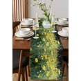 thumbnail image 4 of Yellow Spring Floral Table Runner 48 Inches, Modern Abstract Art Oil Painting Bed Runner Dresser Scarves Tabletop for Indoor Outdoor Parties/Ceremony/Banquet, 13" x 48", 4 of 8