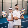 thumbnail image 6 of Pickleball Paddles Set,Pioneer Flower Floral Print Pattern Fiberglass Surface Pickleball Racket Set with 2 Indoor Outdoor Pickleball Balls and Pickleball Bag,Pickle-ball Equipment, 6 of 6
