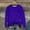 Purple, variant on Women's Crewneck Sweatshirts Casual Long Sleeve Shirts Fashion Sparkle Printed Blouses Fall Casual Solid Color Pullover Tops Womens Outfits