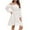 White, variant on Kaemgyyd Casual Dress for Women Long Sleeve off Shoulder A Line Flowy Midi Dress Boho Belted Tiered Beach Dress