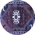 thumbnail image 1 of Ahgly Company Machine Washable Indoor Round Persian Blue Traditional Area Rugs, 6' Round, 1 of 4