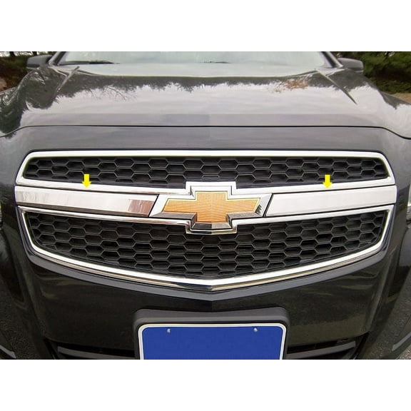 Stainless Steel Grille Accent 2Pc Fits 2013-2013 Chevrolet Malibu SG53105 QAA