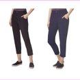 thumbnail image 2 of MPG Sport Womens Cuffed Travel Capri Pants, 2 of 2