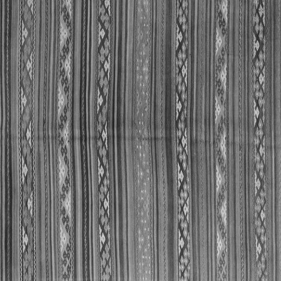 Ahgly Company Indoor Square Southwestern Gray Country Area Rugs, 4' Square