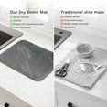 thumbnail image 3 of Colourtree Dish Drying Mat Super Absorbent Hide Stain Dish Drying Pad with Non-slip Rubber Backed, 3 of 7