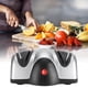 thumbnail image 4 of Afilador De Cuchillos Eléctrico, Herramienta De Afilado De 2 Etapas, Accesorio De Cocina, Plateado Y Negro, 4 of 7