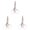Clear*3, variant on Stationery Set-Ljkilskltr Portable Colorful Handle Scissors—Household Sewing And Paper Cutting Scissors—Versatile Tool For Crafts And DIY Projects