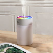 Gcvizuso Humidifier, Humidifier for Room, USB Humidifier With Colorful Lights ,Quiet Cool Mist Humidifier For Bedroom And Office ,Plants, Easy To Clean