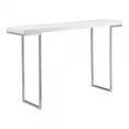 thumbnail image 1 of Moe's Home Table Console en Bois Repetir en Laque Blanche, 1 of 4