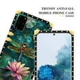 thumbnail image 5 of FKBRCL4U Compatible with Samsung Galaxy S20 Plus Case, Colourful Dragonfly Pink Lily Pads Luxury Golden Decoration for Girl Women Soft TPU Shockproof Protective Hard PC Back, 5 of 7