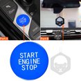 thumbnail image 3 of Botón pulsador decorativo para arrancar y parar el motor del coche, compatible con G20 M340i, G05 X5, G06 X6, G07 X7 y G29 Z4. Azul, 3 of 8