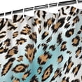 thumbnail image 3 of Leopard and Tiger Pattern Shower Curtain 72"x72" ,Bathroom Decorative Shower Curtains Set with 12 Hooks,Modern Waterproof Washable Shower Curtain, 3 of 6
