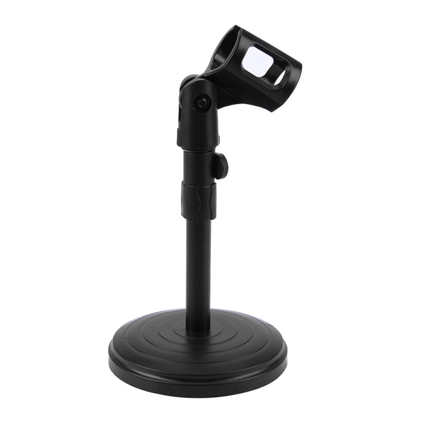Kuymtek Mesa de escritorio plegable Micrófono Clip Soporte Mic Trípode Soporte ajustable Kuymtek Componentes de la computadora