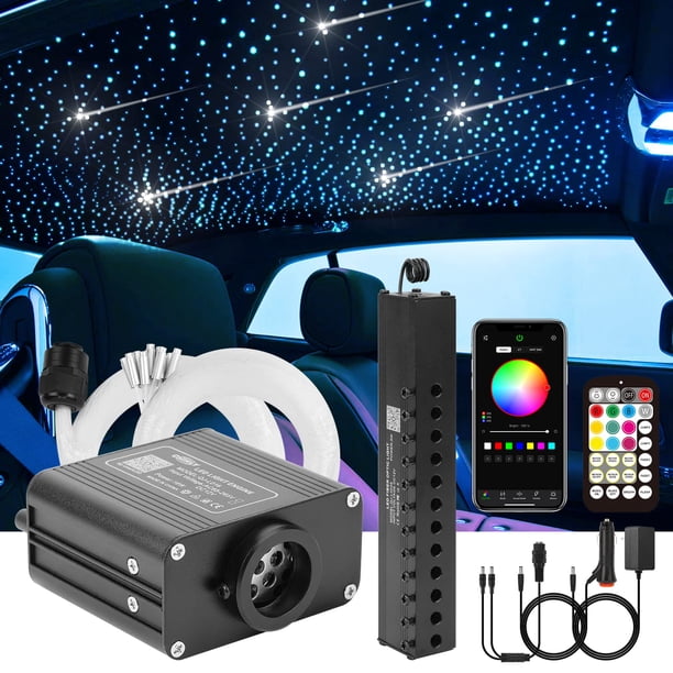 Luces de fibra óptica CHINLY Meteor Twinkle 550 piezas 3m RGBW