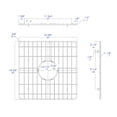thumbnail image 5 of ALFI Brand Square Stainless Steel Grid for ABF1818S Sink Mats, 5 of 7