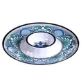 thumbnail image 2 of Certified International Talavera 14.5" Melamine Chip & Dip, Multicolor, 2 of 2