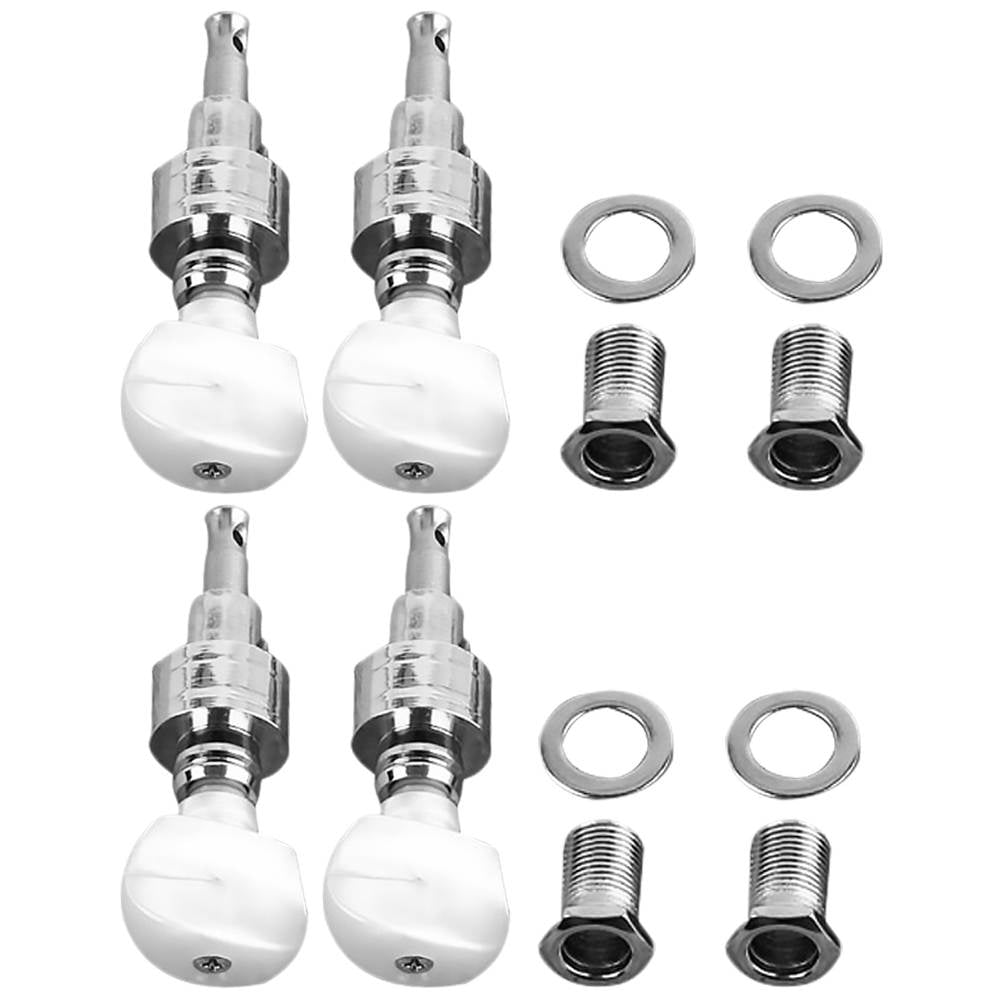 Pawsdot Banjo Machine Heads Strong Metal Tuners for Banjo ng Key Fixing 4Pcs