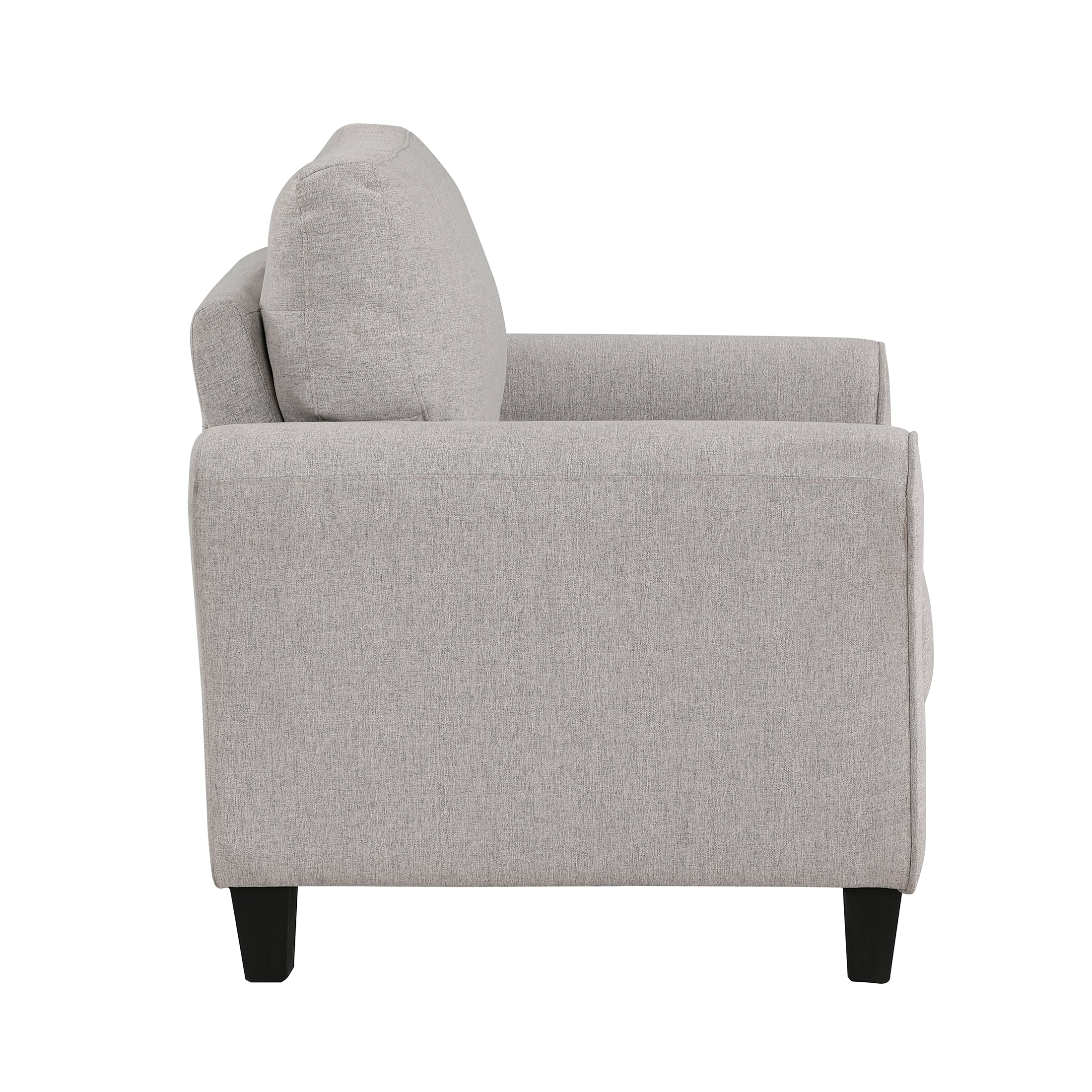 OakvillePark Eunice Fabric Upholstered Living Room Chair, Sand