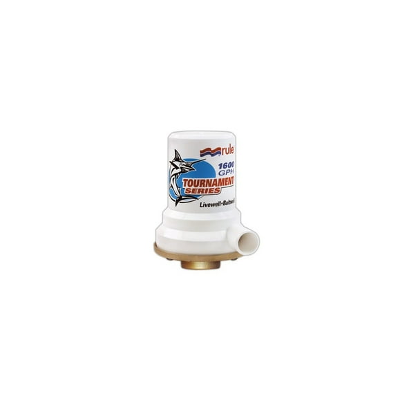 Rule Tournament Series Bronze Base 1600 GPH Livewell Pump [209B]