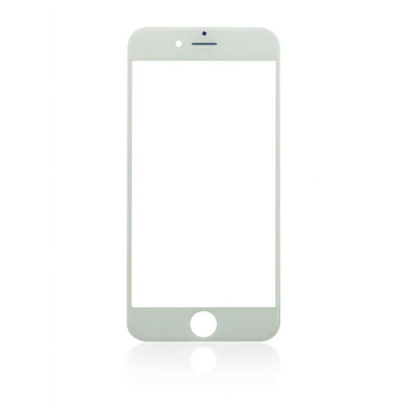 Replacement 2 in 1 (Front Glass Frame Pre-Installed) Compatible For iPhone 6 Plus (2 Pack) (White)