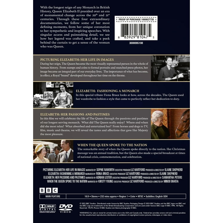 In Memory Of Her Majesty Queen Elizabeth II (DVD) - Walmart.com