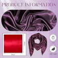 thumbnail image 3 of Yoyauz 35" Women's Satin Bandana Square Hair Scarf Silky Neck Fashion For Hair Wraps And Sleeping, 3 of 8