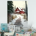 thumbnail image 2 of Designart Cold Winter View On The Country III Canvas Wall Art, 2 of 5