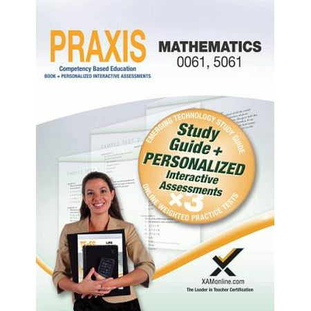 Praxis Mathematics 0061 5061 Book And Online Walmart Com