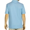 thumbnail image 2 of Oxford America Men's Burke Solid Polo Golf Shirt, Medium Alaskan Blue -, 2 of 2