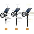 thumbnail image 3 of SAYTAY Solar Spot Lights Outdoor, 180Adjustable Auto On/Off Flag Pole Lights, Waterproof Security Wall / Ground Light for Garden, Pool Area, Tree, Pond, Landscape and Yard(1 Pack), 3 of 8