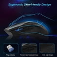 thumbnail image 5 of TECKNET Wireless Mouse-USB Ergonomic Optical Cordless Mouse with 8 Buttons,12-Month Battery Life,4800 DPI Optical Tracking,High-Precision 5 Adjustable DPI for PC/Mac/Laptop, 5 of 10