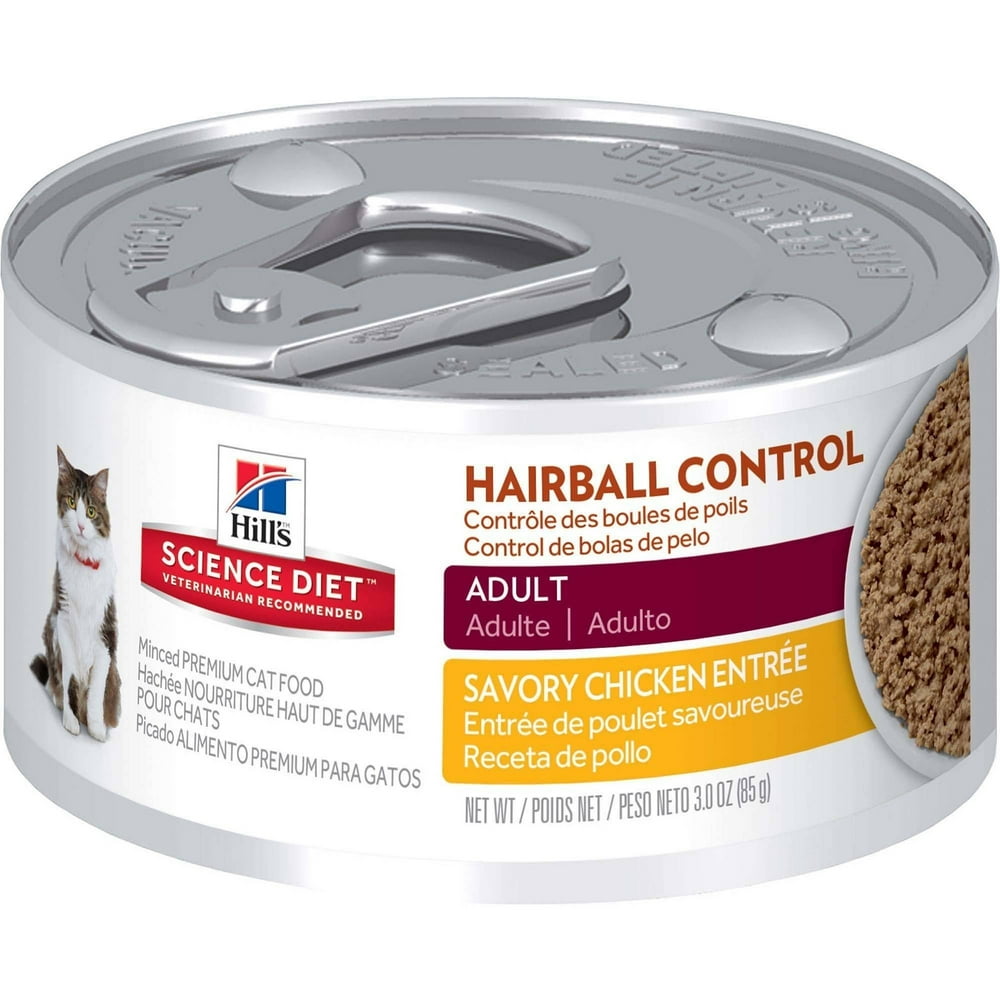 Hill's Science Diet Adult Hairball Control Savory Chicken Entree Wet