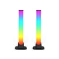 thumbnail image 4 of Methold Paquete de 2 tiras de luces RGB, aplicación colorida, lámparas inteligentes compatibles con Bluetooth, decoración LED para fiestas, Sistemas de cine en casa, 4 of 6
