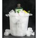 thumbnail image 5 of Cubo de hielo acrílico, cubo de champán comercial, barra transparente for el hogar, cubo de grano de hielo creativo, cubo de hielo transparente esmerilado de 5 litros, 5 of 5