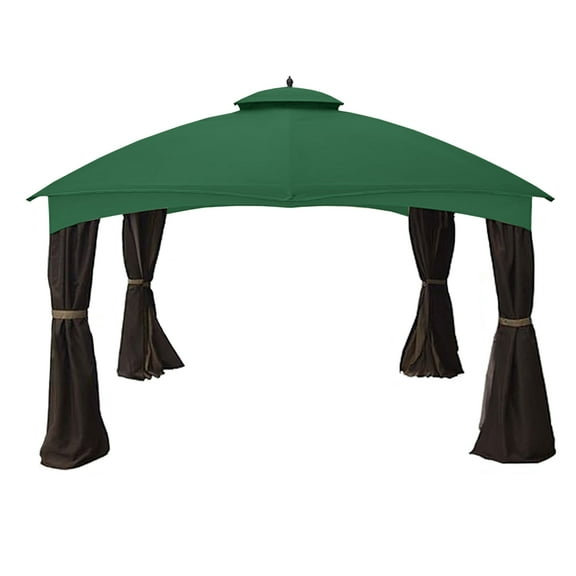 Garden Winds Replacement Canopy Top Cover for the Allen Roth 10 x 12 Gazebo - Green