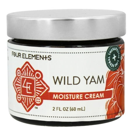 Four Elements Herbals - Crème hydratante Yam sauvage - 2 oz.