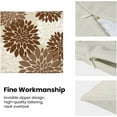 thumbnail image 6 of Fall Brown Outdoor Pillow Covers 18x18 Inch Set of 2 Beige White Dahlia Floral Decor Throw Pillows Modern Geometry Flower Decorative Cushion Cases for Sofa Couch Bed Decorations, 6 of 6